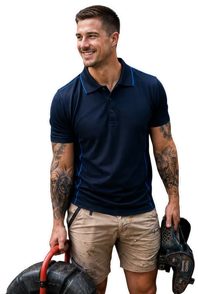A licensed Northbridge plumber with his tools